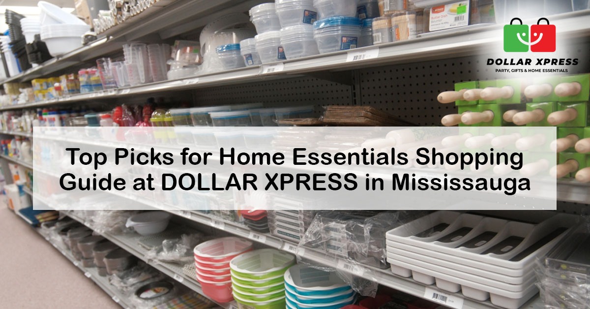 Top Picks for Home Essentials Shopping Guide at Dollar Xpress in Mississauga