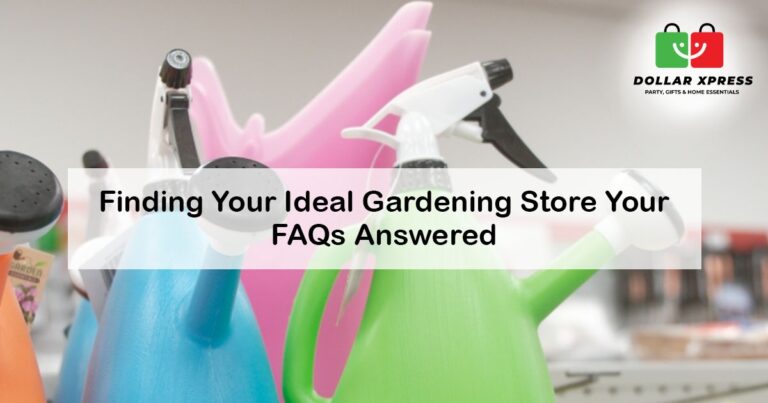 Ideal Gardening Store: FAQs Answered!