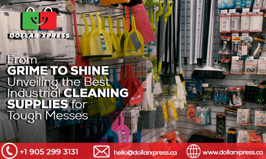 From Grime to Shine Unveiling the Best Industrial Cleaning Supplies for Tough Messes