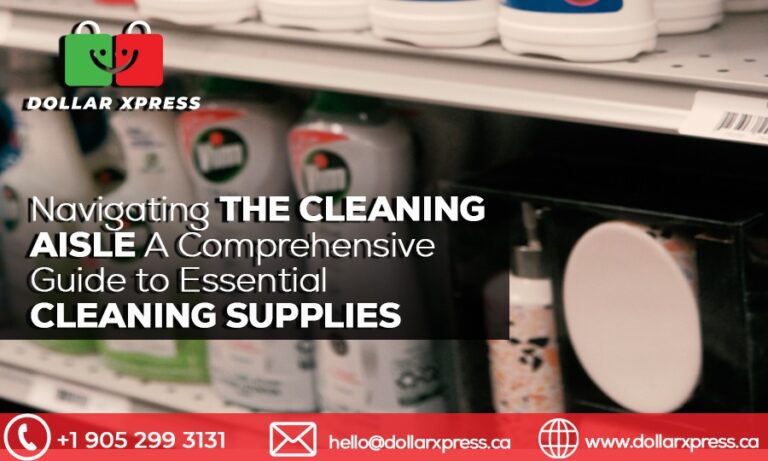 Navigating the Cleaning Aisle A Comprehensive Guide to Essential Cleaning Supplies